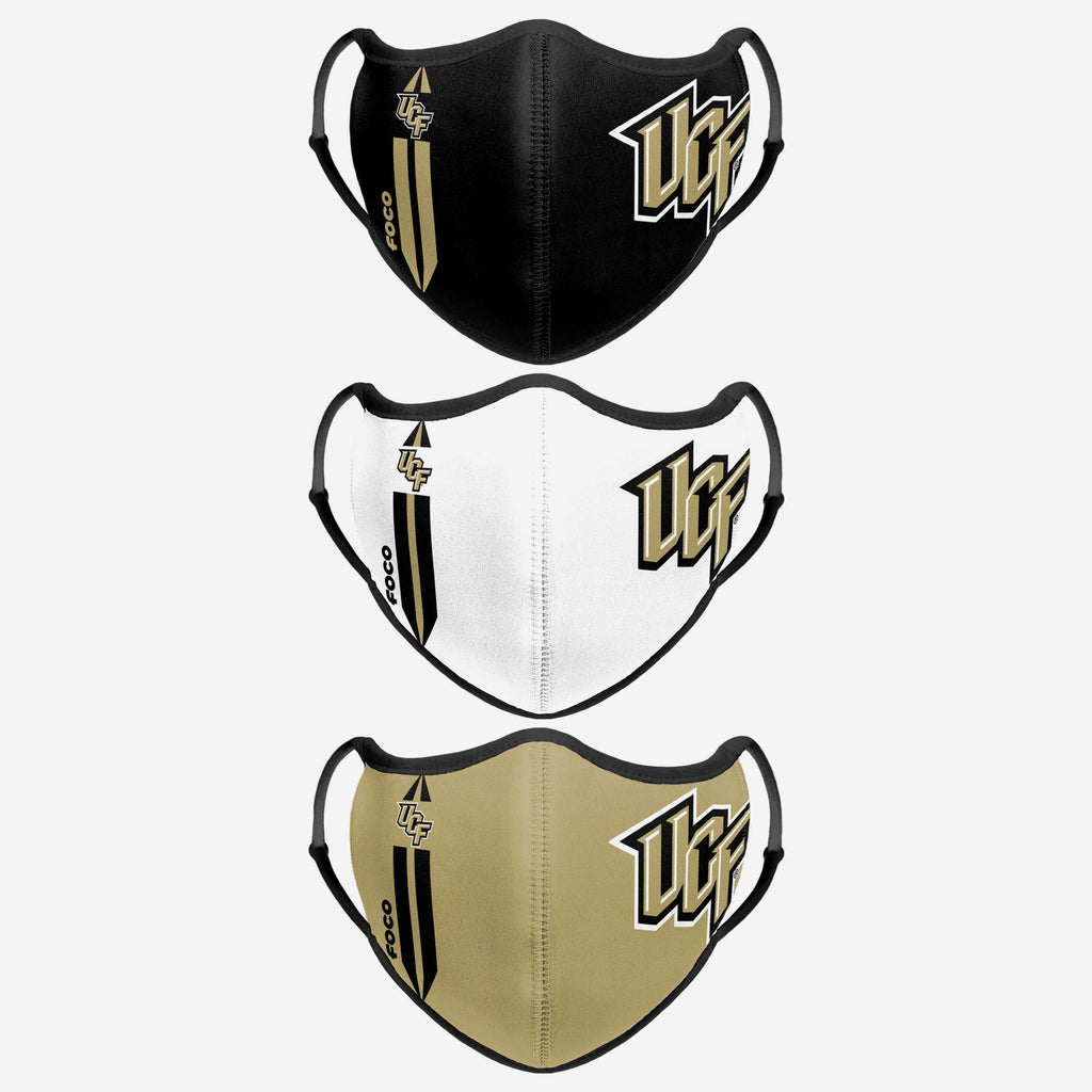 UCF Knights Sport 3 Pack Face Cover FOCO - FOCO.com