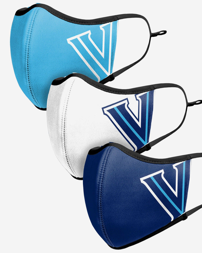 Villanova Wildcats Sport 3 Pack Face Cover FOCO - FOCO.com