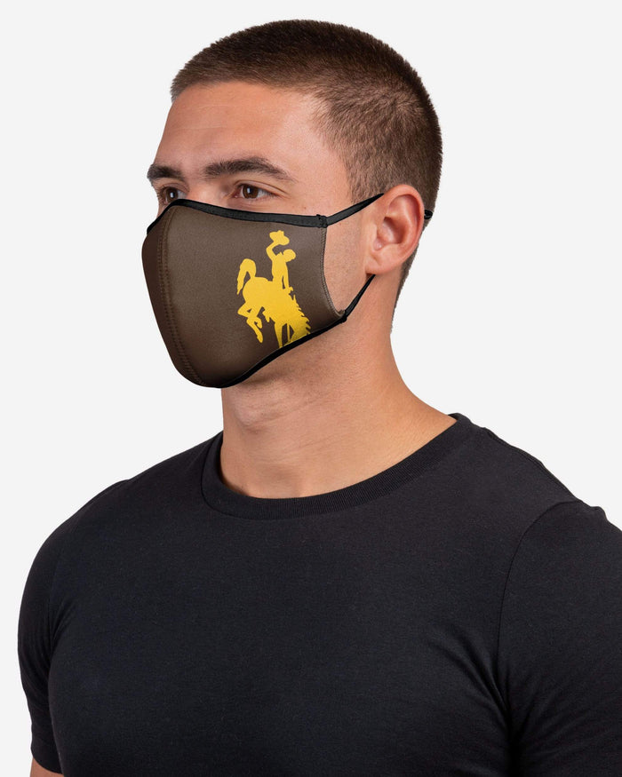 Wyoming Cowboys Sport 3 Pack Face Cover FOCO - FOCO.com