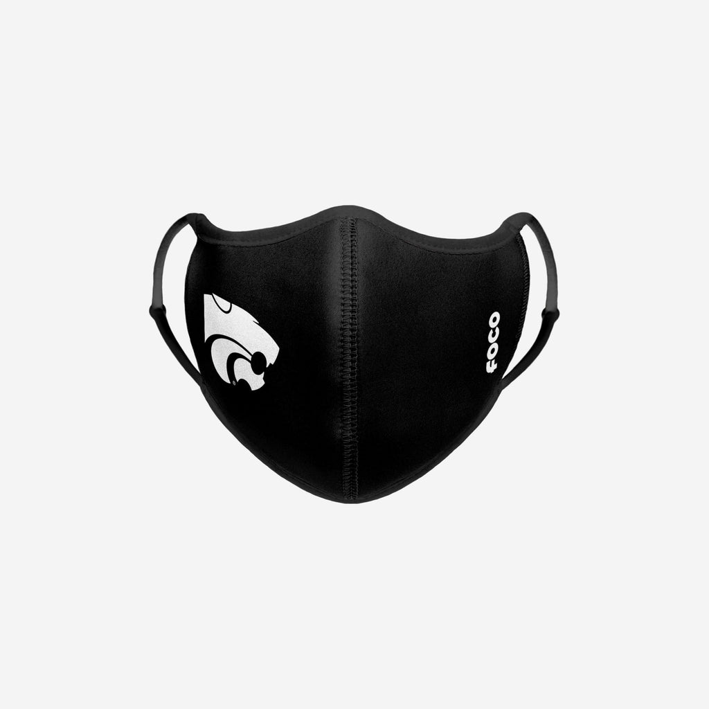 Kansas State Wildcats On-Field Sideline Black Sport Face Cover FOCO - FOCO.com