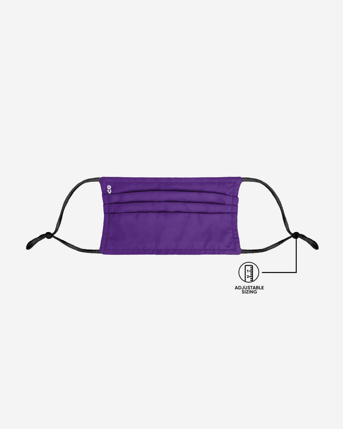 LSU Tigers Logo Rush Adjustable 2 Pack Face Cover FOCO - FOCO.com