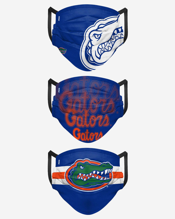 Florida Gators Matchday 3 Pack Face Cover FOCO - FOCO.com