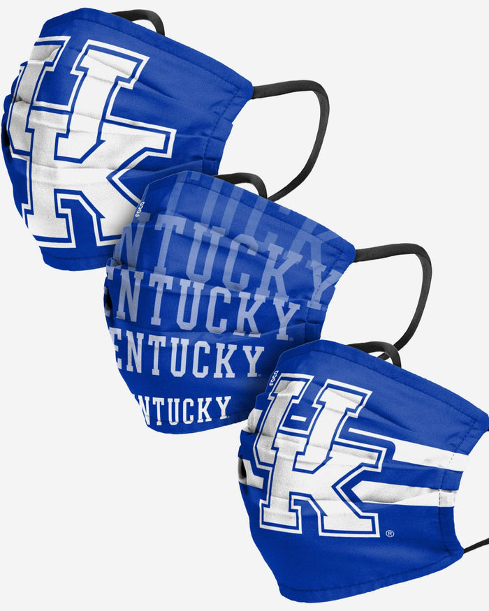 Kentucky Wildcats Matchday 3 Pack Face Cover FOCO - FOCO.com