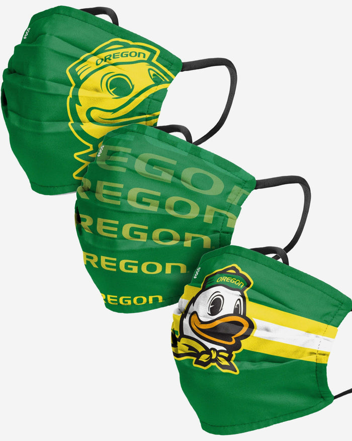 Oregon Ducks Matchday 3 Pack Face Cover FOCO - FOCO.com