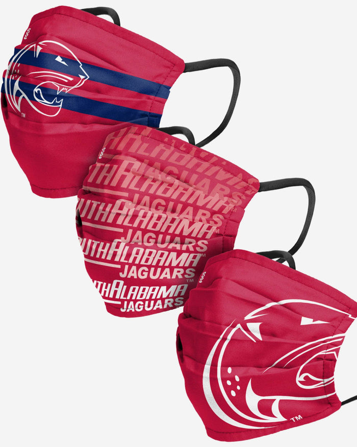 South Alabama Jaguars Matchday 3 Pack Face Cover FOCO - FOCO.com