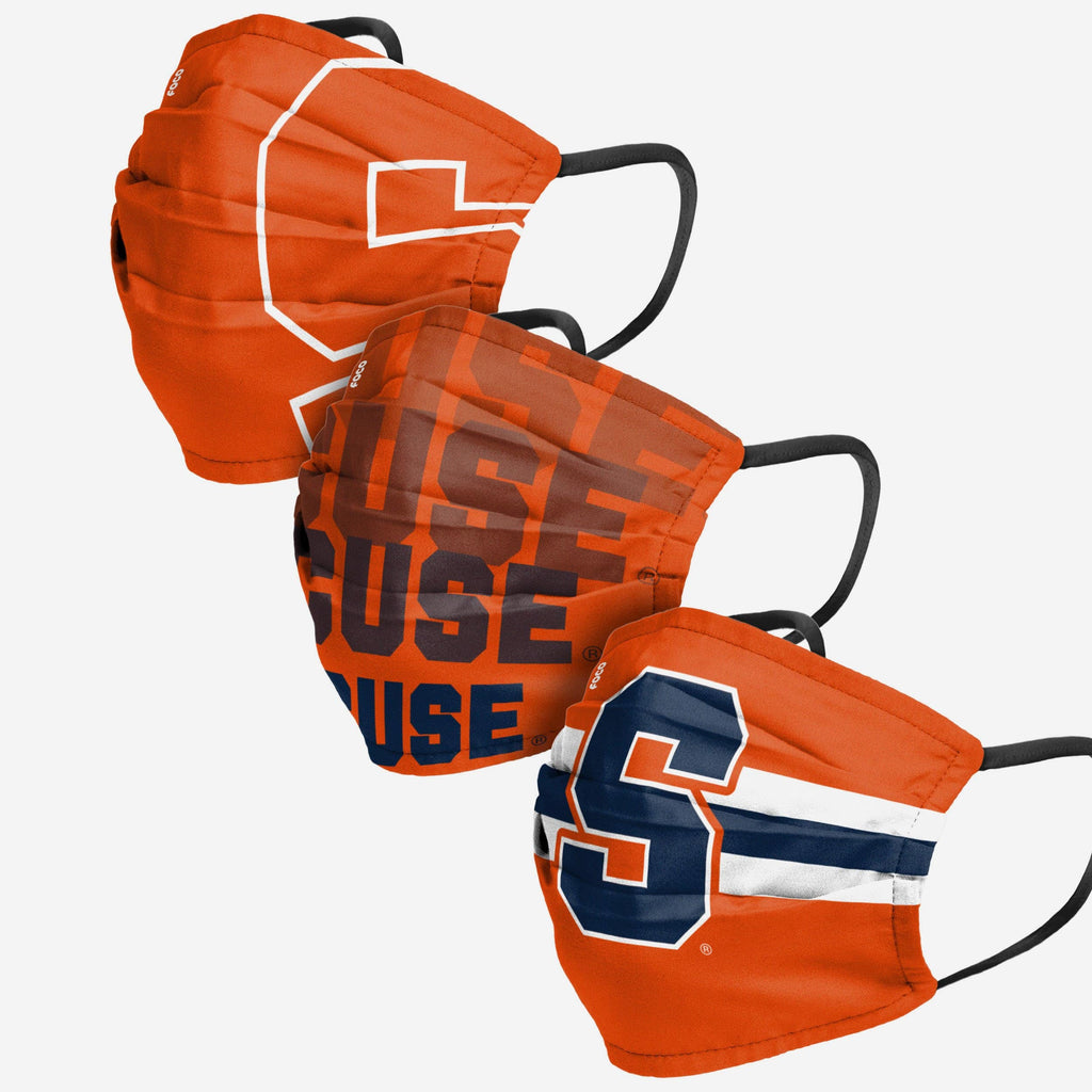 Syracuse Orange Matchday 3 Pack Face Cover FOCO - FOCO.com