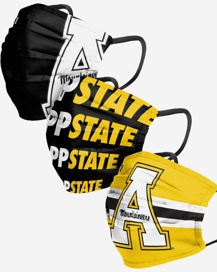 Appalachian State Mountaineers Matchday 3 Pack Face Cover FOCO - FOCO.com