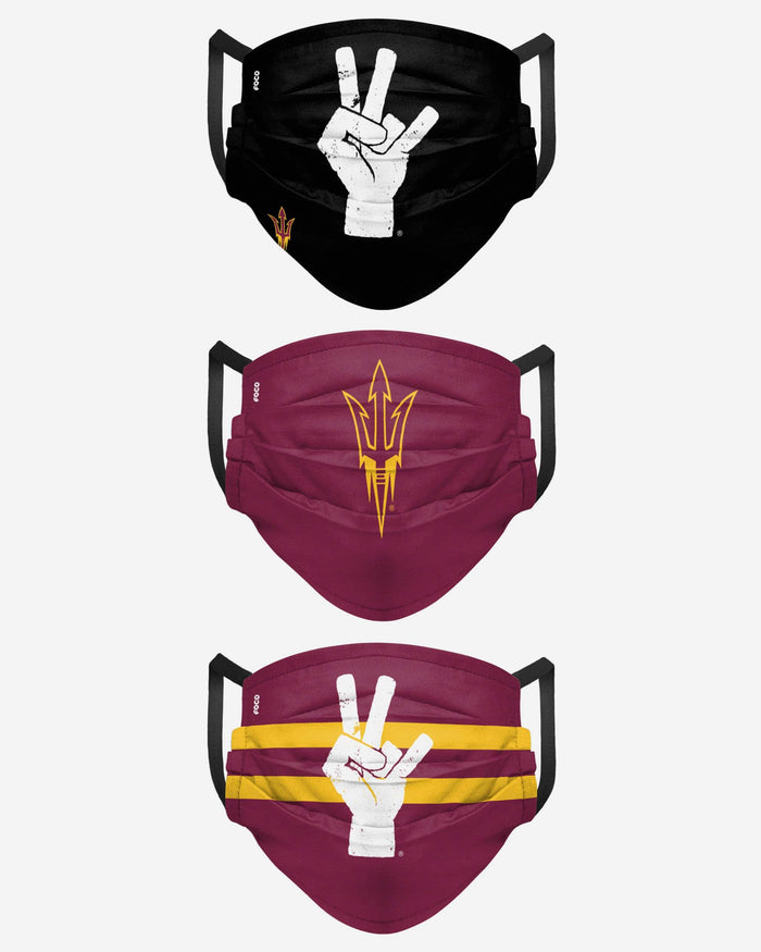 Arizona State Sun Devils Matchday 3 Pack Face Cover FOCO - FOCO.com