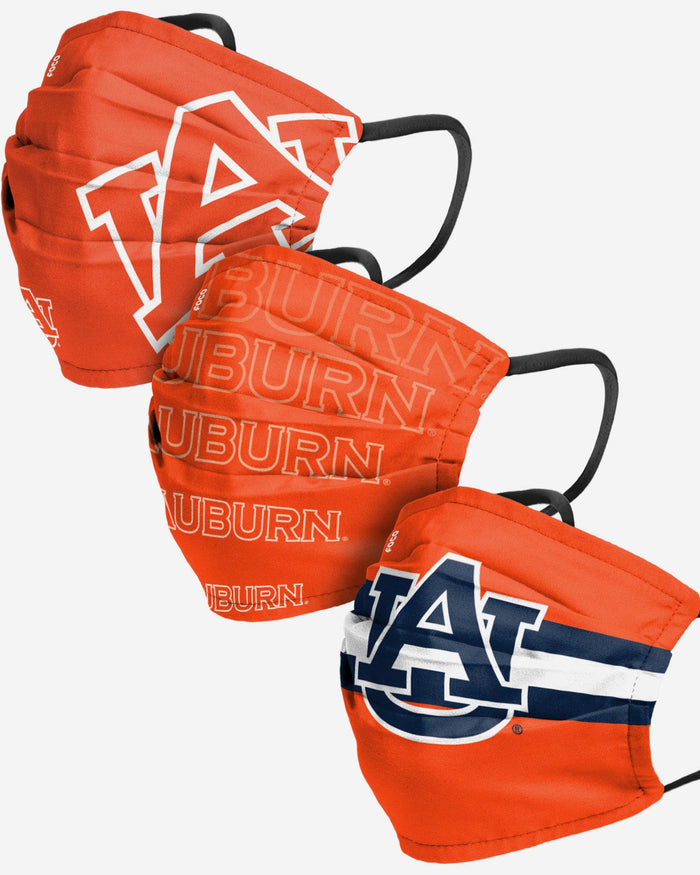 Auburn Tigers Matchday 3 Pack Face Cover FOCO - FOCO.com