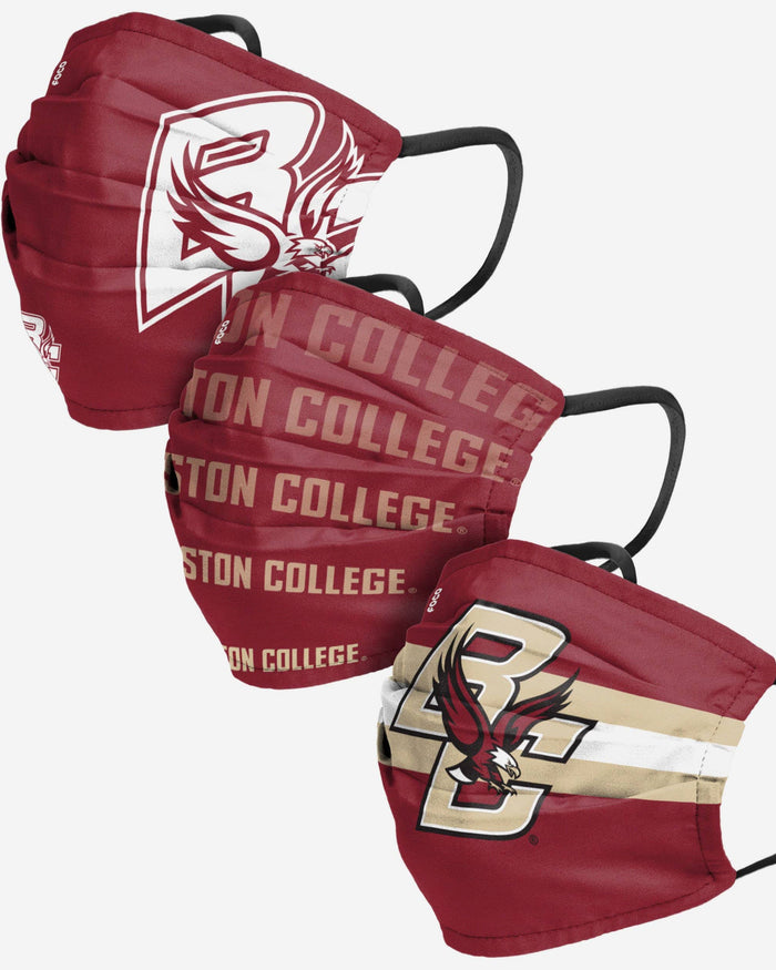 Boston College Eagles Matchday 3 Pack Face Cover FOCO - FOCO.com