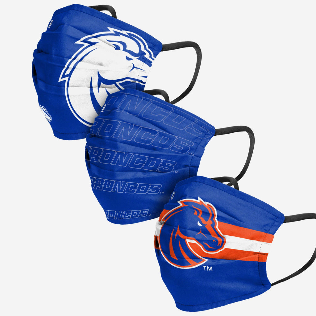 Boise State Broncos Matchday 3 Pack Face Cover FOCO - FOCO.com