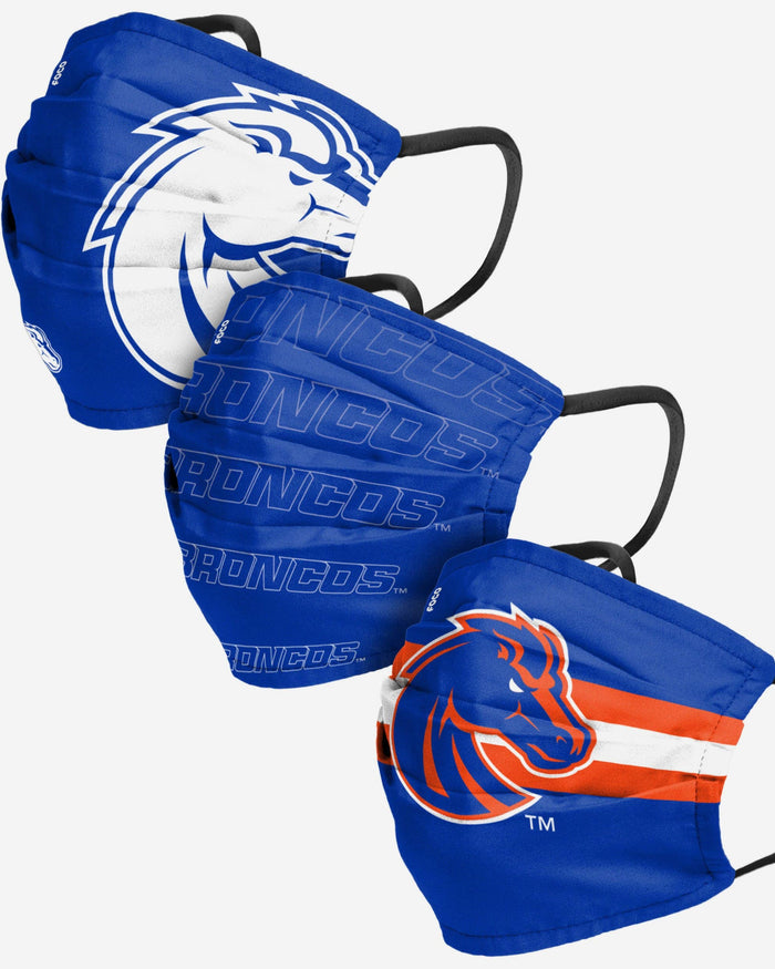 Boise State Broncos Matchday 3 Pack Face Cover FOCO - FOCO.com