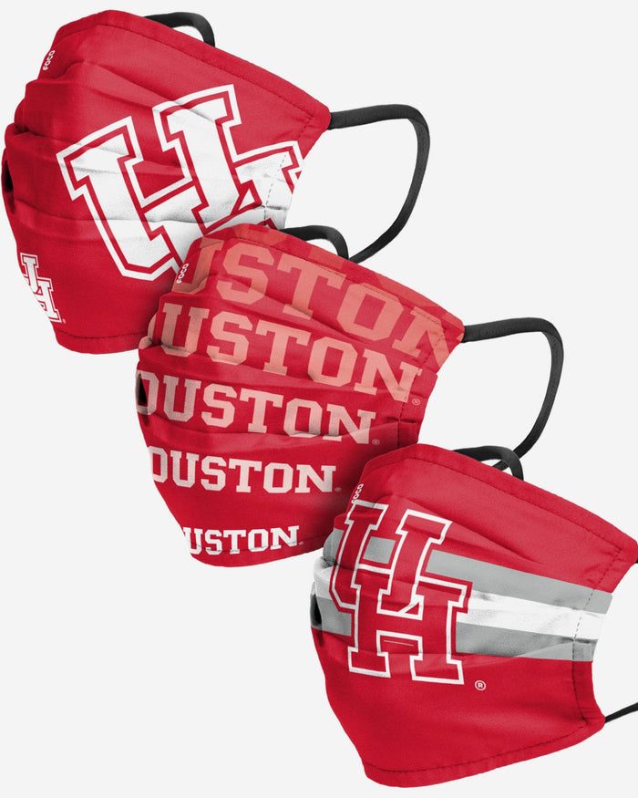 Houston Cougars Matchday 3 Pack Face Cover FOCO - FOCO.com