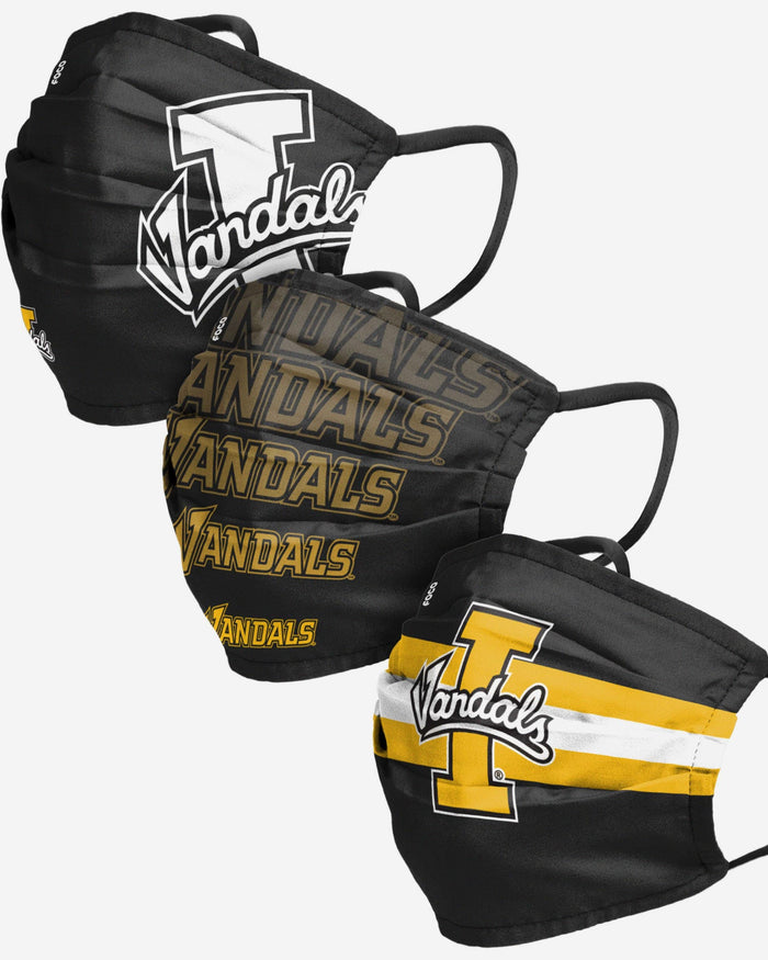 Idaho Vandals Matchday 3 Pack Face Cover FOCO - FOCO.com