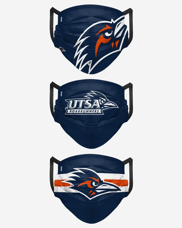 UTSA Roadrunners Matchday 3 Pack Face Cover FOCO - FOCO.com