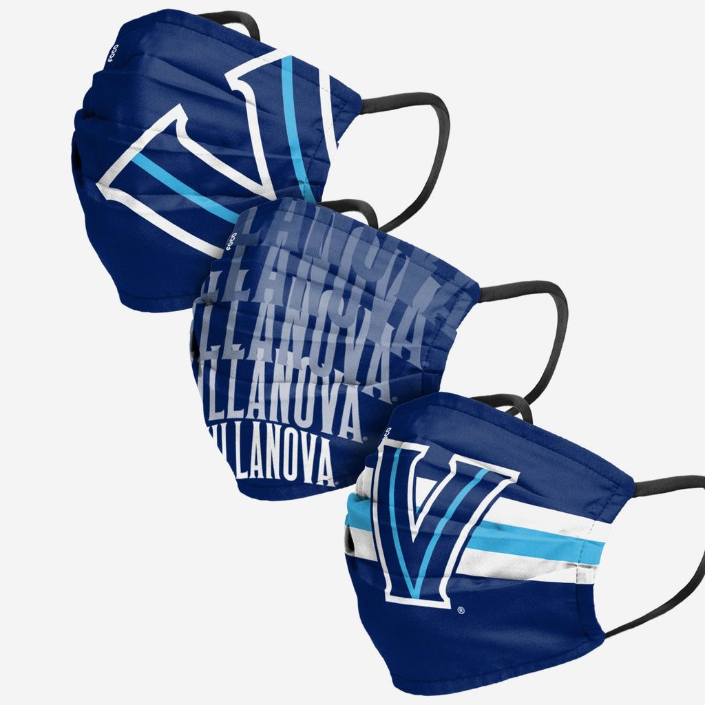 Villanova Wilcats Matchday 3 Pack Face Cover FOCO - FOCO.com