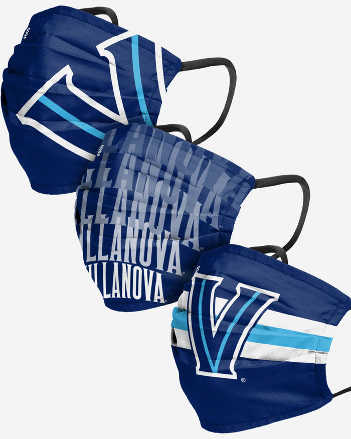 Villanova Wilcats Matchday 3 Pack Face Cover FOCO - FOCO.com