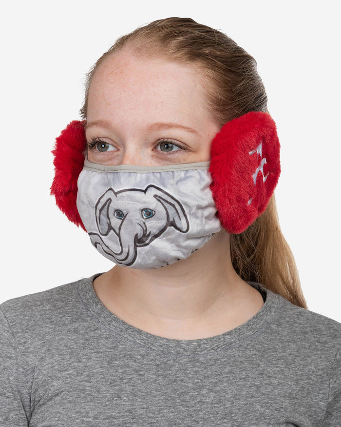 Big Al Alabama Crimson Tide Mascot Earmuff Face Cover FOCO - FOCO.com