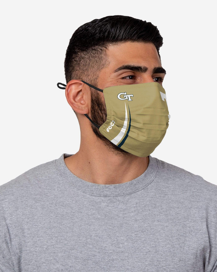 Georgia Tech Yellow Jackets On-Field Sideline Logo Alternative Face Cover FOCO - FOCO.com