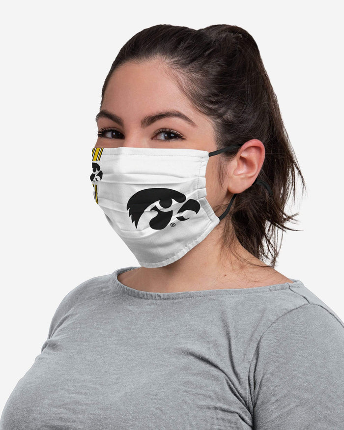 Iowa Hawkeyes On-Field Sideline Logo Away Face Cover FOCO - FOCO.com