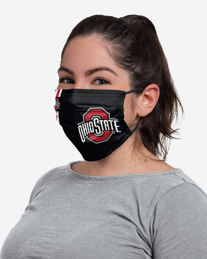 Ohio State Buckeyes On-Field Sideline Logo Black Face Cover FOCO - FOCO.com