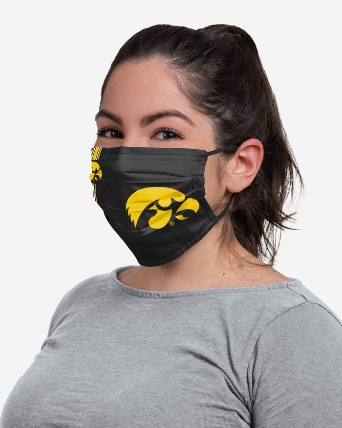 Iowa Hawkeyes On-Field Sideline Logo Home Face Cover FOCO - FOCO.com