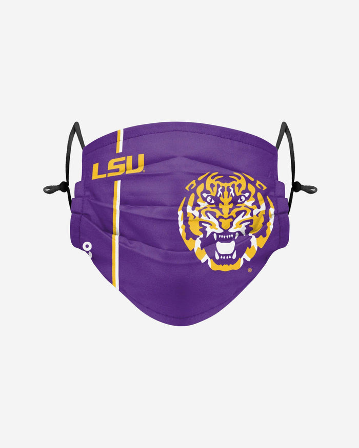 LSU Tigers On-Field Sideline Logo Face Cover FOCO - FOCO.com