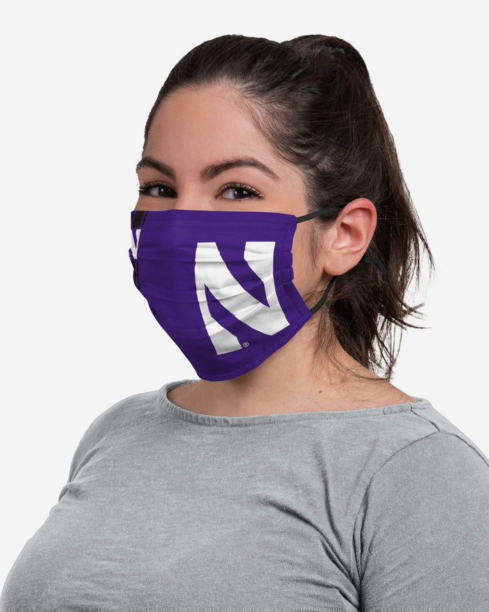 Northwestern Wildcats On-Field Sideline Logo Face Cover FOCO - FOCO.com