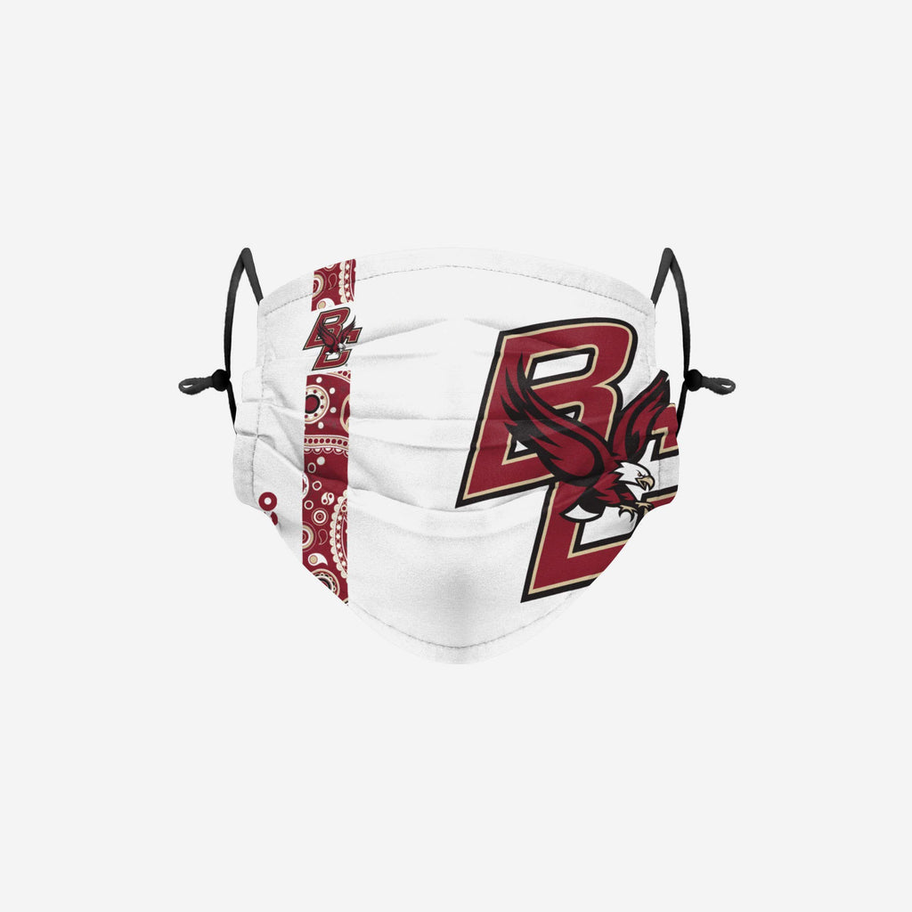 Boston College Eagles On-Field Sideline Logo Red Bandanna Face Cover FOCO - FOCO.com