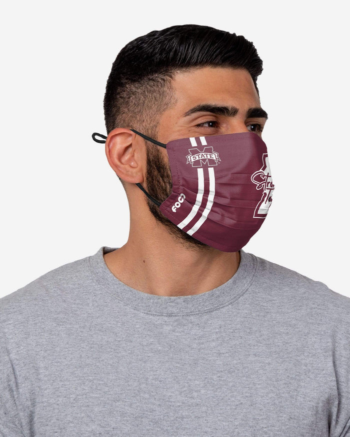 Mississippi State Bulldogs On-Field Sideline Logo Stronger Together Face Cover FOCO - FOCO.com