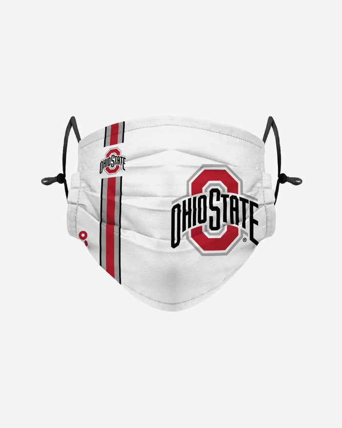 Ohio State Buckeyes On-Field Sideline Logo White Face Cover FOCO - FOCO.com