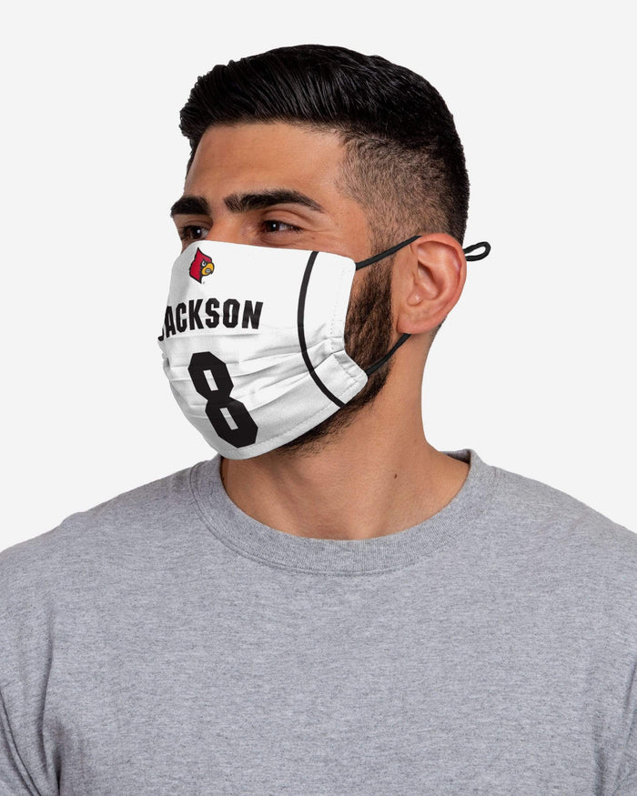 Lamar Jackson Louisville Cardinals Adjustable Face Cover FOCO - FOCO.com