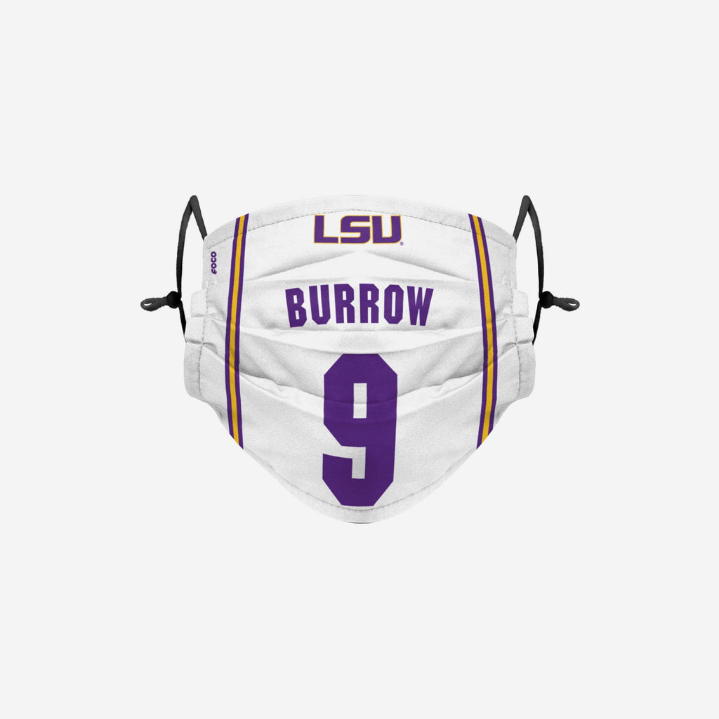 Joe Burrow LSU Tigers Adjustable Face Cover FOCO - FOCO.com