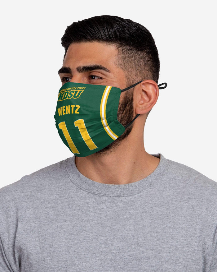 Carson Wentz North Dakota State Bison Adjustable Face Cover FOCO - FOCO.com