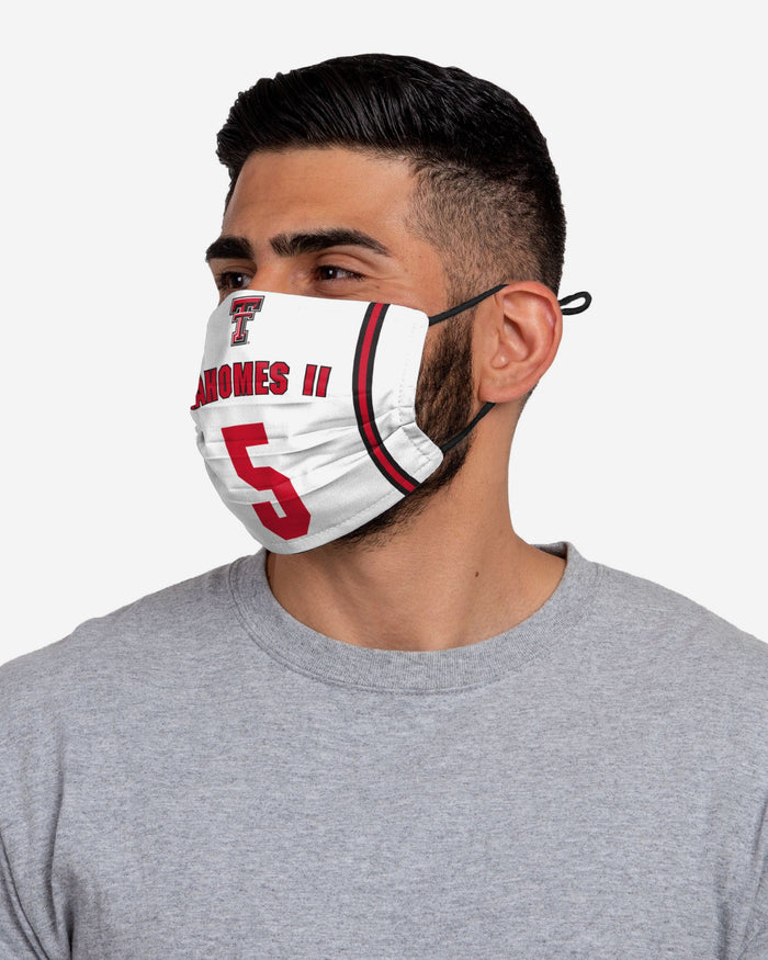 Patrick Mahomes Texas Tech Red Raiders Adjustable Face Cover FOCO - FOCO.com