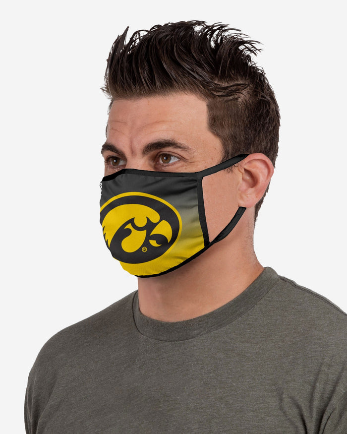 Iowa Hawkeyes Printed 2 Pack Face Cover FOCO - FOCO.com