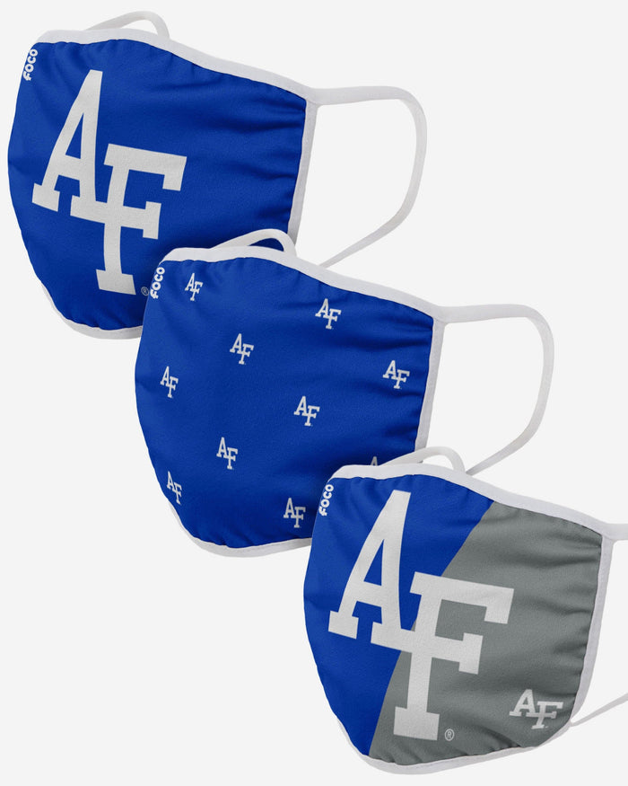 Air Force Falcons 3 Pack Face Cover FOCO - FOCO.com