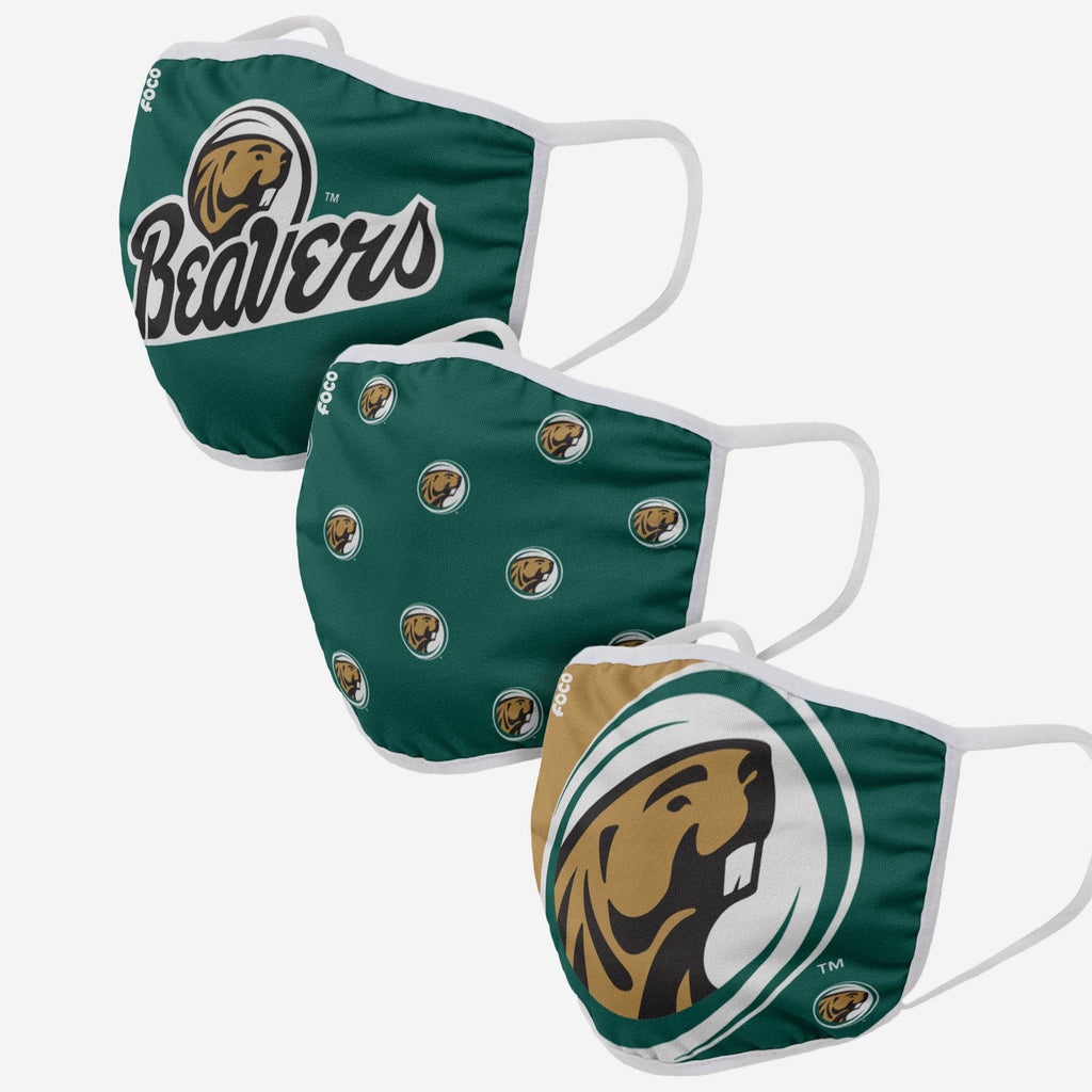 Bemidji State Beavers 3 Pack Face Cover FOCO - FOCO.com