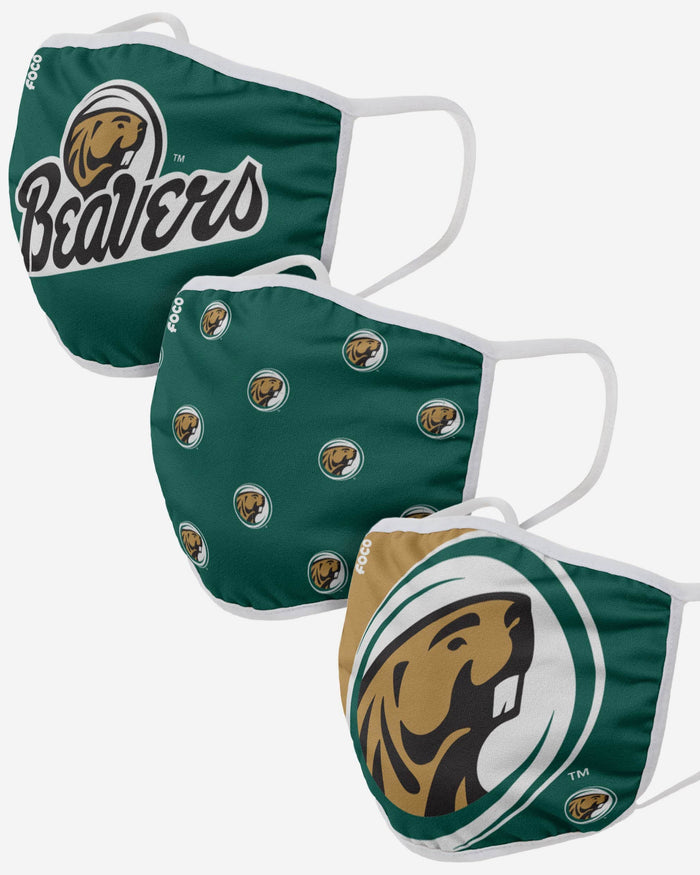 Bemidji State Beavers 3 Pack Face Cover FOCO - FOCO.com