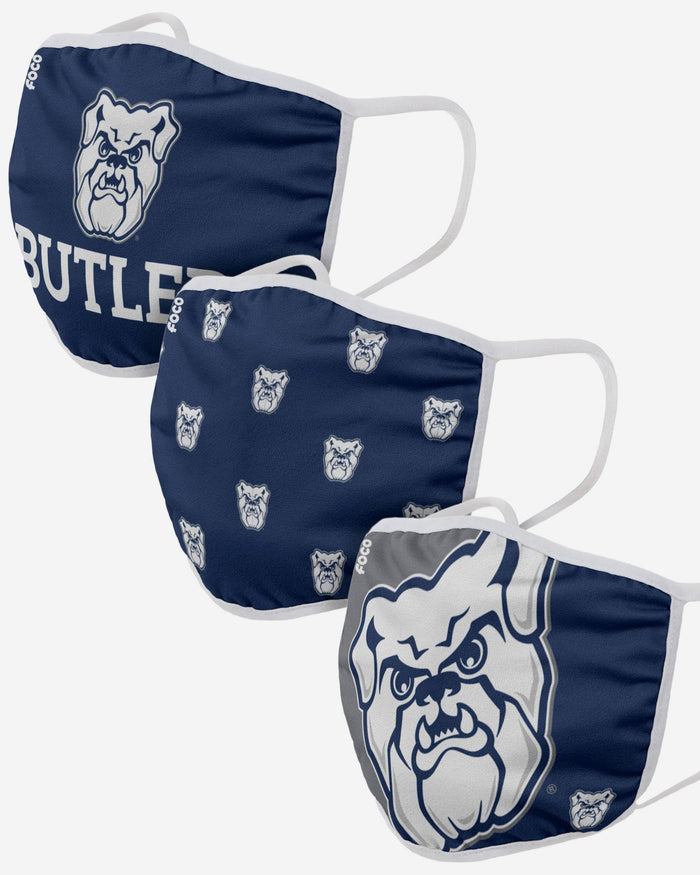 Butler Bulldogs 3 Pack Face Cover FOCO - FOCO.com