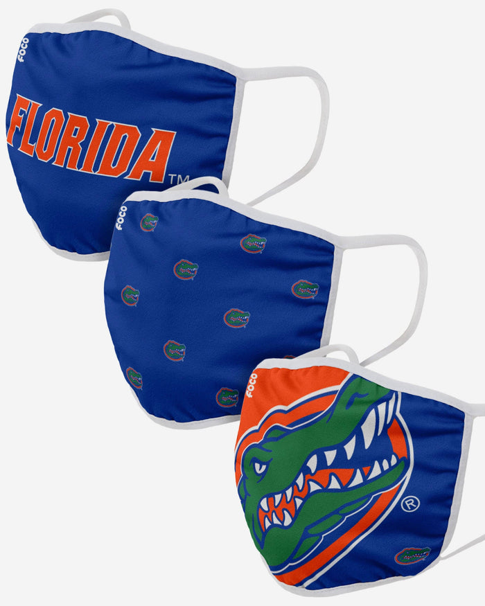 Florida Gators 3 Pack Face Cover FOCO - FOCO.com