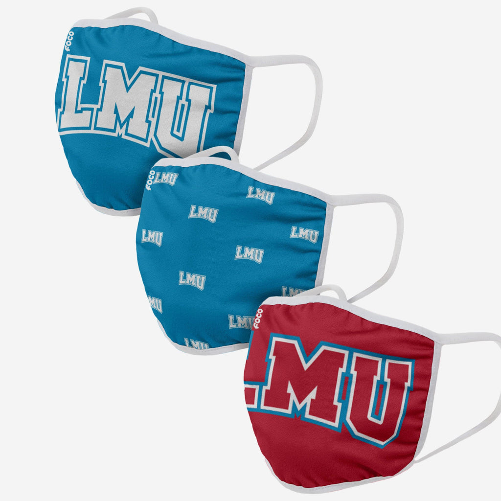 Loyola Marymount Lions 3 Pack Face Cover FOCO - FOCO.com