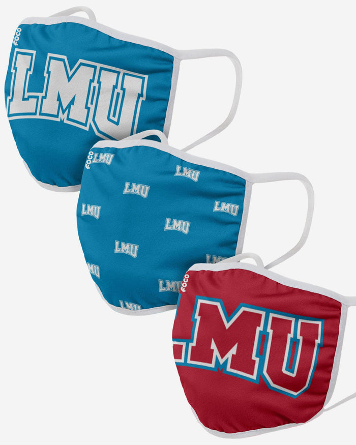 Loyola Marymount Lions 3 Pack Face Cover FOCO - FOCO.com