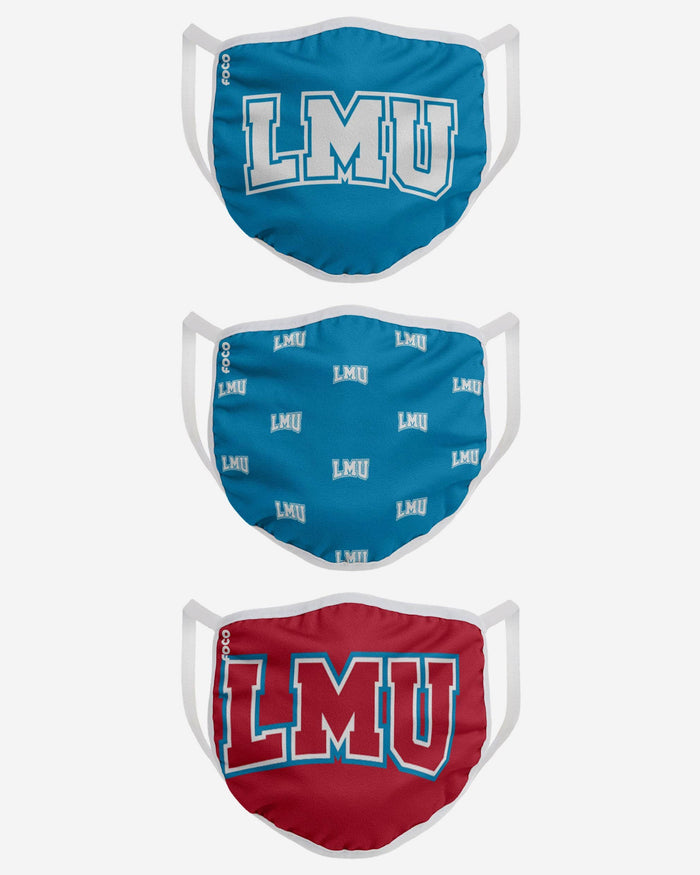 Loyola Marymount Lions 3 Pack Face Cover FOCO - FOCO.com