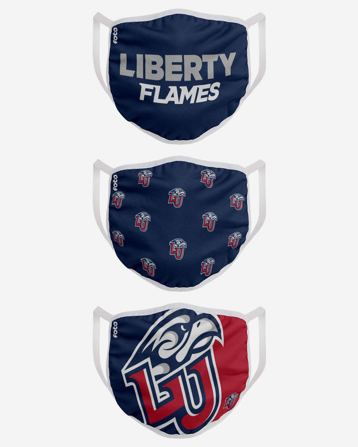 Liberty Flames 3 Pack Face Cover FOCO - FOCO.com