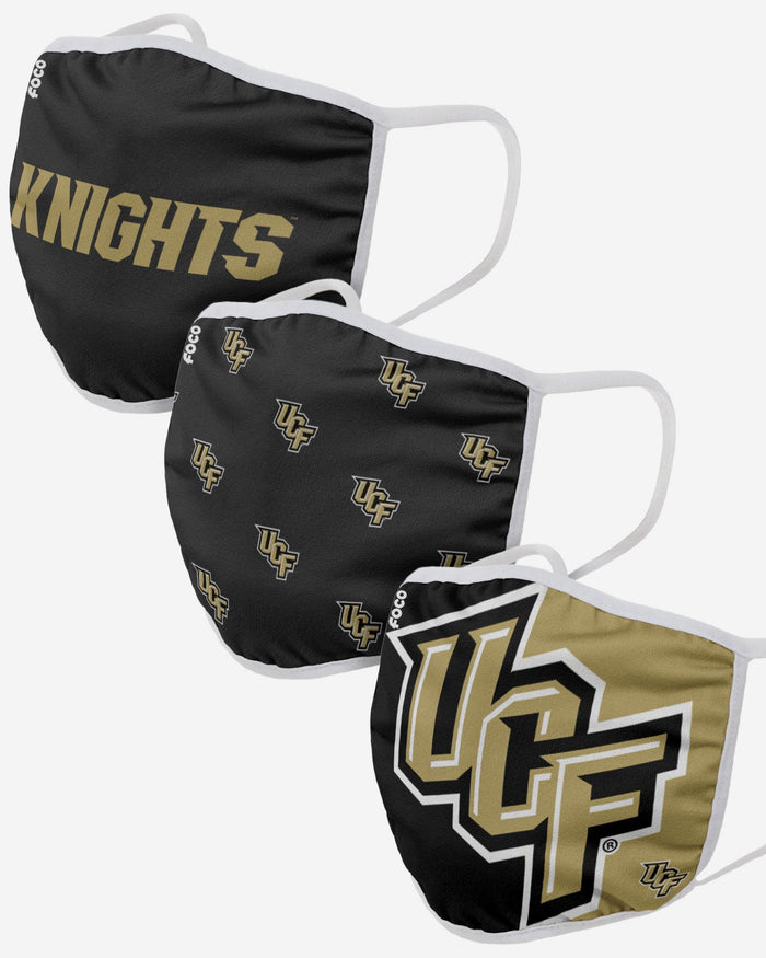 UCF Knights 3 Pack Face Cover FOCO - FOCO.com