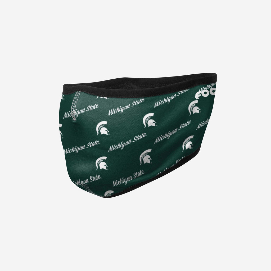 Michigan State Spartans Repeat Script Earband Face Cover FOCO - FOCO.com