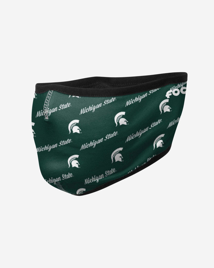 Michigan State Spartans Repeat Script Earband Face Cover FOCO - FOCO.com