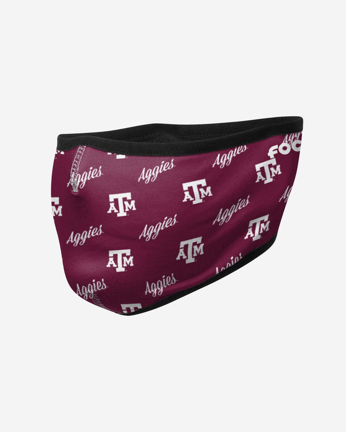 Texas A&M Aggies Repeat Script Earband Face Cover FOCO - FOCO.com