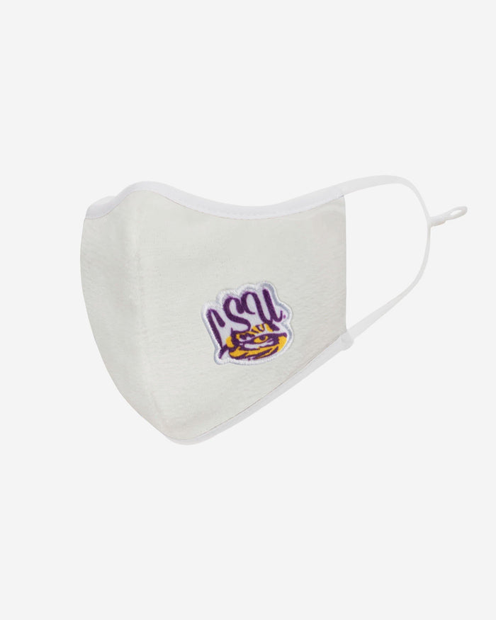 LSU Tigers Sherpa Adjustable Face Cover FOCO - FOCO.com